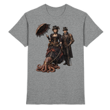 Steampunk-Paar mit Oktopus - Premium Shirt