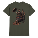 Steampunk-Paar mit Oktopus - Premium Shirt