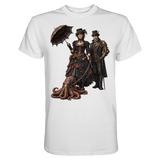 Steampunk-Paar mit Oktopus - Premium Shirt