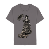 Steampunk-Lady mit Oktopus (sw) - Unisex Essential Premium Shirt