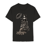 Steampunk-Lady mit Oktopus (sw) - Unisex Essential Premium Shirt