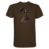 Steampunk-Lady mit Oktopus - Unisex Essential Premium Shirt