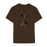 Steampunk-Lady mit Oktopus - Unisex Essential Premium Shirt