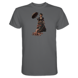Steampunk-Lady mit Oktopus - Unisex Essential Premium Shirt