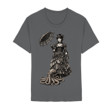 Steampunk-Lady mit Oktopus (sw) - Unisex Essential Premium Shirt