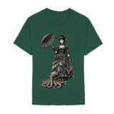 Steampunk-Lady mit Oktopus (sw) - Unisex Essential Premium Shirt
