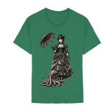 Steampunk-Lady mit Oktopus (sw) - Unisex Essential Premium Shirt