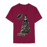 Steampunk-Lady mit Oktopus (sw) - Unisex Essential Premium Shirt