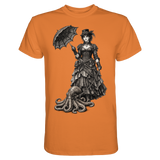 Steampunk-Lady mit Oktopus (sw) - Unisex Essential Premium Shirt