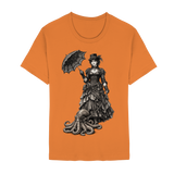 Steampunk-Lady mit Oktopus (sw) - Unisex Essential Premium Shirt