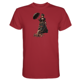 Steampunk-Lady mit Oktopus - Unisex Essential Premium Shirt