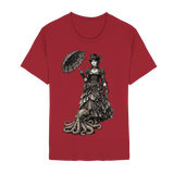 Steampunk-Lady mit Oktopus (sw) - Unisex Essential Premium Shirt
