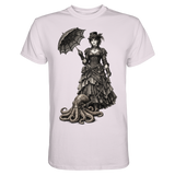 Steampunk-Lady mit Oktopus (sw) - Unisex Essential Premium Shirt