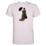 Steampunk-Lady mit Oktopus - Unisex Essential Premium Shirt