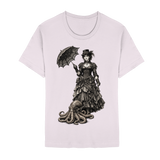 Steampunk-Lady mit Oktopus (sw) - Unisex Essential Premium Shirt