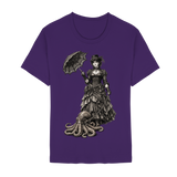 Steampunk-Lady mit Oktopus (sw) - Unisex Essential Premium Shirt