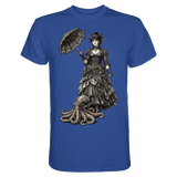 Steampunk-Lady mit Oktopus (sw) - Unisex Essential Premium Shirt