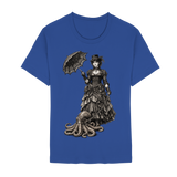 Steampunk-Lady mit Oktopus (sw) - Unisex Essential Premium Shirt