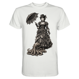 Steampunk-Lady mit Oktopus (sw) - Unisex Essential Premium Shirt