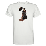Steampunk-Lady mit Oktopus - Unisex Essential Premium Shirt