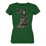 Steampunk-Lady mit Oktopus (sw) - Womens Premium Classic T-Shirt