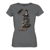 Steampunk-Lady mit Oktopus (sw) - Womens Premium Classic T-Shirt