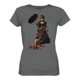 Steampunk-Lady mit Oktopus - Womens Premium Classic T-Shirt