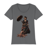 Steampunk-Lady mit Oktopus - Womens Premium Classic T-Shirt