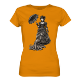 Steampunk-Lady mit Oktopus (sw) - Womens Premium Classic T-Shirt