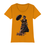 Steampunk-Lady mit Oktopus - Womens Premium Classic T-Shirt