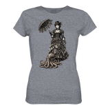 Steampunk-Lady mit Oktopus (sw) - Womens Premium Classic T-Shirt