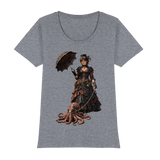 Steampunk-Lady mit Oktopus - Womens Premium Classic T-Shirt