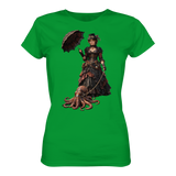Steampunk-Lady mit Oktopus - Womens Premium Classic T-Shirt