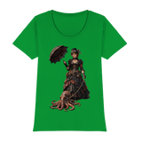 Steampunk-Lady mit Oktopus - Womens Premium Classic T-Shirt