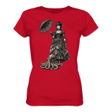 Steampunk-Lady mit Oktopus (sw) - Womens Premium Classic T-Shirt