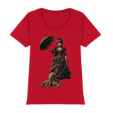 Steampunk-Lady mit Oktopus - Womens Premium Classic T-Shirt