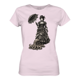 Steampunk-Lady mit Oktopus (sw) - Womens Premium Classic T-Shirt