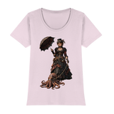 Steampunk-Lady mit Oktopus - Womens Premium Classic T-Shirt