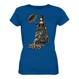 Steampunk-Lady mit Oktopus (sw) - Womens Premium Classic T-Shirt