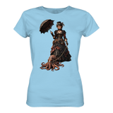 Steampunk-Lady mit Oktopus - Womens Premium Classic T-Shirt