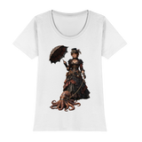 Steampunk-Lady mit Oktopus - Womens Premium Classic T-Shirt