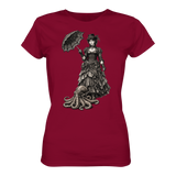 Steampunk-Lady mit Oktopus (sw) - Womens Premium Classic T-Shirt