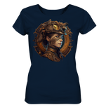 Steampunk Girl 17 - Ladies Organic Basic Shirt