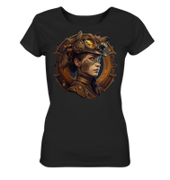 Steampunk Girl 17 - Ladies Organic Basic Shirt