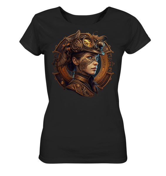 Steampunk Girl 17 - Ladies Organic Shirt