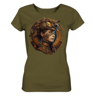 Steampunk Girl 17 - Ladies Organic Shirt