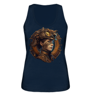 Steampunk Girl 17 - Ladies Organic Tank-Top
