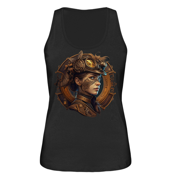 Steampunk Girl 17 - Ladies Organic Tank-Top