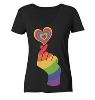 Pride Day - Pride 002 - Ladies Organic V-Neck Shirt