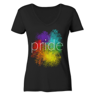 Pride Day - Pride 001 - Ladies Organic V-Neck Shirt